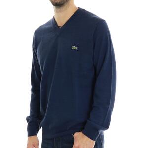 MAGLIA SCOLLO A V BLU